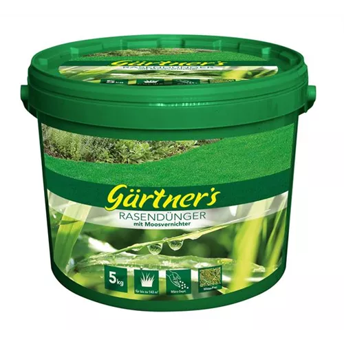 Gärtners Rasendünger + Moosvernichter